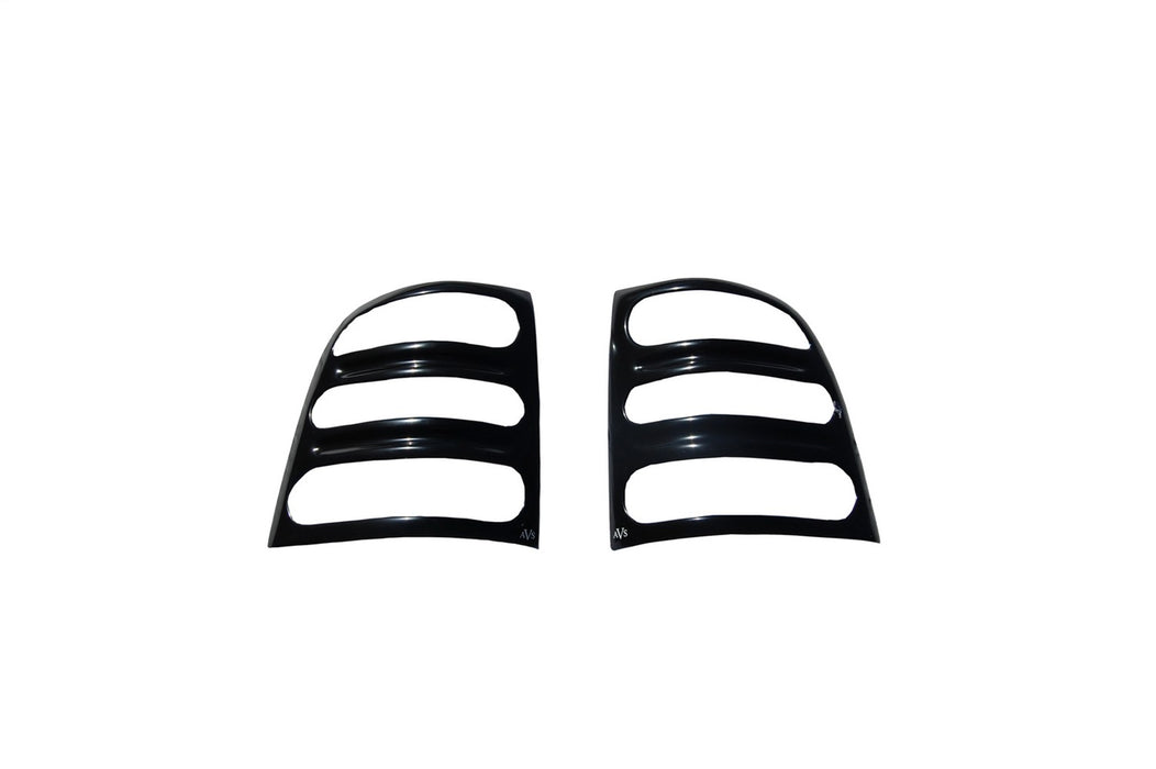 Auto Ventshade (AVS) 36038 Slots™ Taillight Covers; 2 pc.; Black/Primed; Horizontal Slot; - Truck Part Superstore