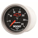 AutoMeter 3604-00406 GAUGE; BOOST; 2 1/16in.; 35PSI; MECHANICAL; CHEVY RED BOWTIE; BLACK - Truck Part Superstore