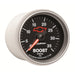 AutoMeter 3613-00406 GAUGE; FUEL LEVEL; 2 1/16in.; 0OE TO 90OF; ELEC; CHEVY RED BOWTIE; BLACK - Truck Part Superstore