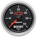 AutoMeter 3605-00406 GAUGE; BOOST; 2 1/16in.; 60PSI; MECHANICAL; CHEVY RED BOWTIE; BLACK - Truck Part Superstore