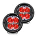 Rigid Industries 36112 360-Series 4 Inch Led Off-Road Spot Beam Red Backlight Pair RIGID Industries - Truck Part Superstore