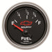 AutoMeter 3613-00406 GAUGE; FUEL LEVEL; 2 1/16in.; 0OE TO 90OF; ELEC; CHEVY RED BOWTIE; BLACK - Truck Part Superstore