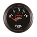 AutoMeter 3613-00406 GAUGE; FUEL LEVEL; 2 1/16in.; 0OE TO 90OF; ELEC; CHEVY RED BOWTIE; BLACK - Truck Part Superstore