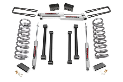 Rough Country 370.20 Suspension Lift Kit w/Shocks; 3 in. Lift; - Truck Part Superstore