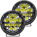 Rigid Industries 36200 360-Series 6 Inch Led Off-Road Spot Beam White Backlight Pair RIGID Industries - Truck Part Superstore