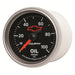 AutoMeter 3621-00406 GAUGE; OIL PRESSURE; 2 1/16in.; 100PSI; MECHANICAL; CHEVY RED BOWTIE; BLACK - Truck Part Superstore