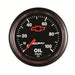 AutoMeter 3621-00406 GAUGE; OIL PRESSURE; 2 1/16in.; 100PSI; MECHANICAL; CHEVY RED BOWTIE; BLACK - Truck Part Superstore