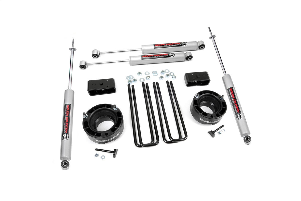 Rough Country 362.20 Leveling Lift Kit w/Shocks; 2.5 in. Lift; - Truck Part Superstore