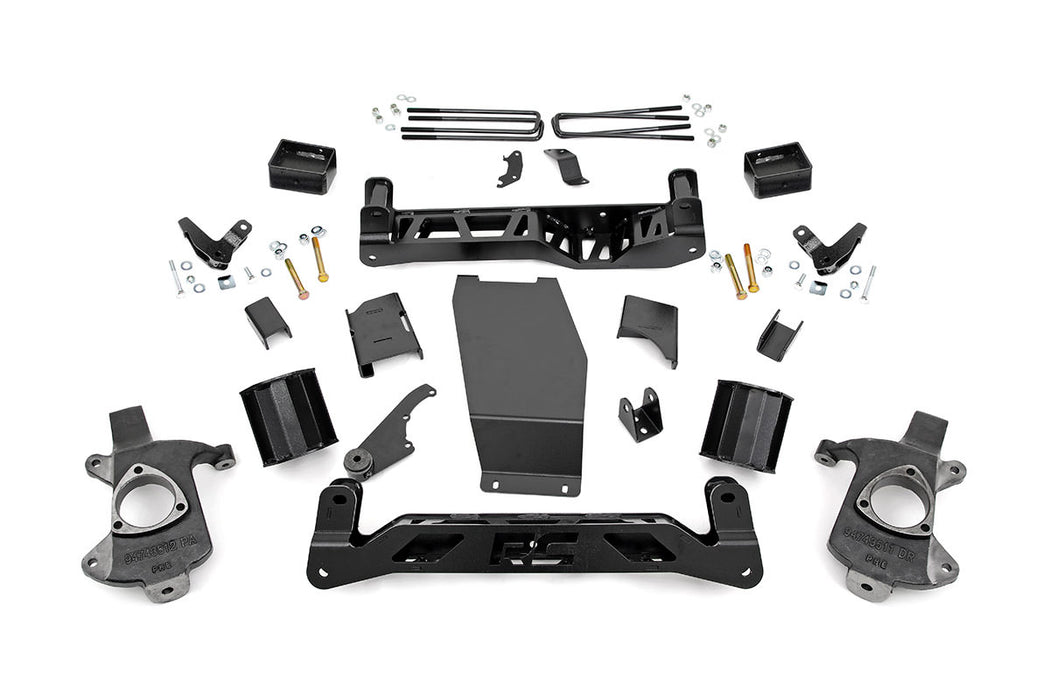 Rough Country 18300 5 Inch GMC Suspension Lift Kit 14-18 Sierra 1500 Denal 4WD w/MagneRide Cast Steel Rough Country - Truck Part Superstore
