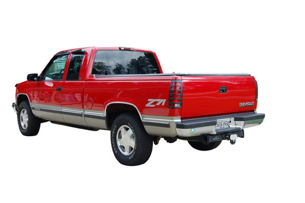 Auto Ventshade (AVS) 36343 Slots™ Taillight Covers; 2 pc.; Black/Primed; Horizontal Slot; - Truck Part Superstore