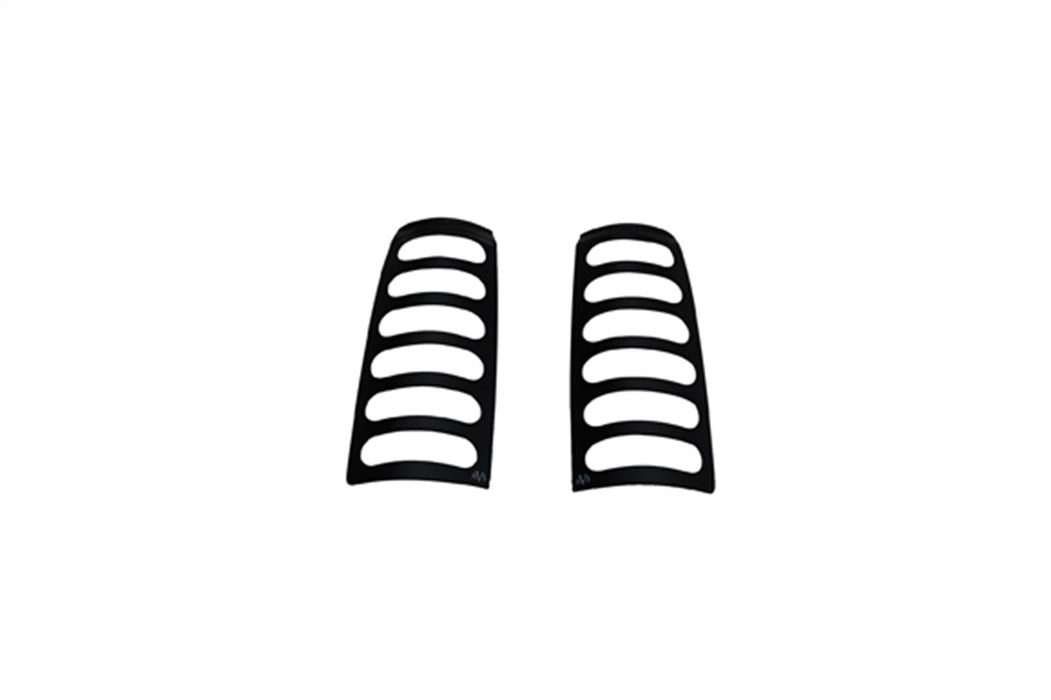 Auto Ventshade (AVS) 36343 Slots™ Taillight Covers; 2 pc.; Black/Primed; Horizontal Slot; - Truck Part Superstore