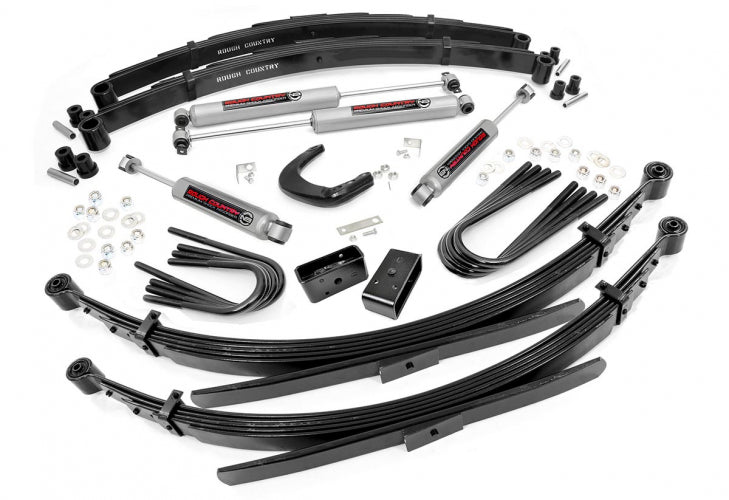 Rough Country 21530 6 Inch Suspension Lift System 56 Inch Rear Springs 77-91 C20/K20 Suburban Rough Country - Truck Part Superstore