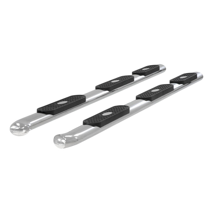 ARIES 364046-2 ARIES 364046-2 Oval Nerf Bars Wheel to Wheel (4 Inch Polished Stainless Steel) - Truck Part Superstore