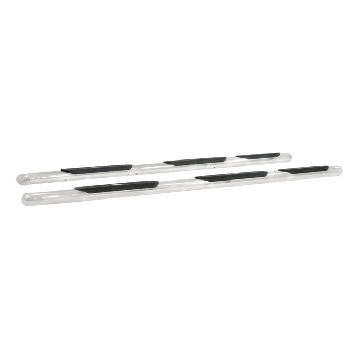 ARIES 364046-2 ARIES 364046-2 Oval Nerf Bars Wheel to Wheel (4 Inch Polished Stainless Steel) - Truck Part Superstore