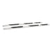 ARIES 364046-2 ARIES 364046-2 Oval Nerf Bars Wheel to Wheel (4 Inch Polished Stainless Steel) - Truck Part Superstore