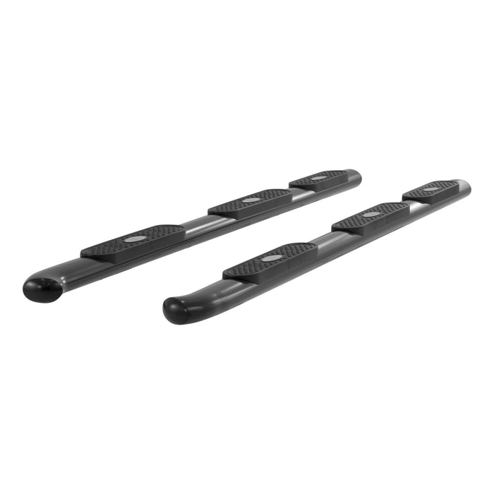 ARIES 364046 ARIES 364046 Oval Nerf Bars Wheel to Wheel (4 Inch Black Powder-Coated Steel) - Truck Part Superstore