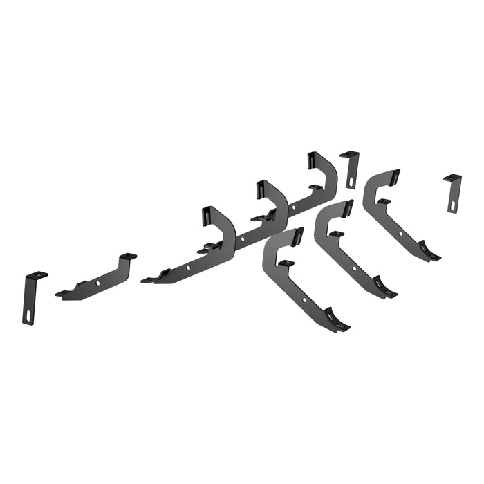 ARIES 364046 ARIES 364046 Oval Nerf Bars Wheel to Wheel (4 Inch Black Powder-Coated Steel) - Truck Part Superstore