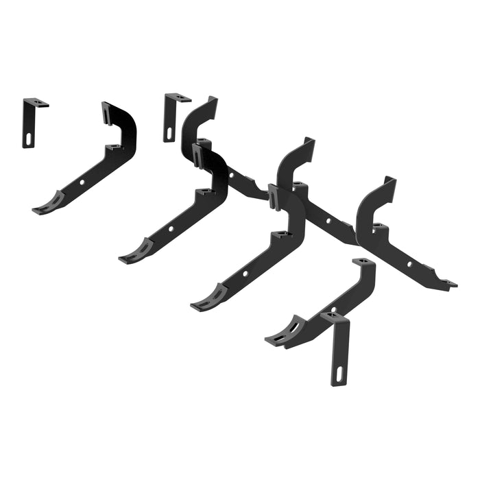 ARIES 364046 ARIES 364046 Oval Nerf Bars Wheel to Wheel (4 Inch Black Powder-Coated Steel) - Truck Part Superstore