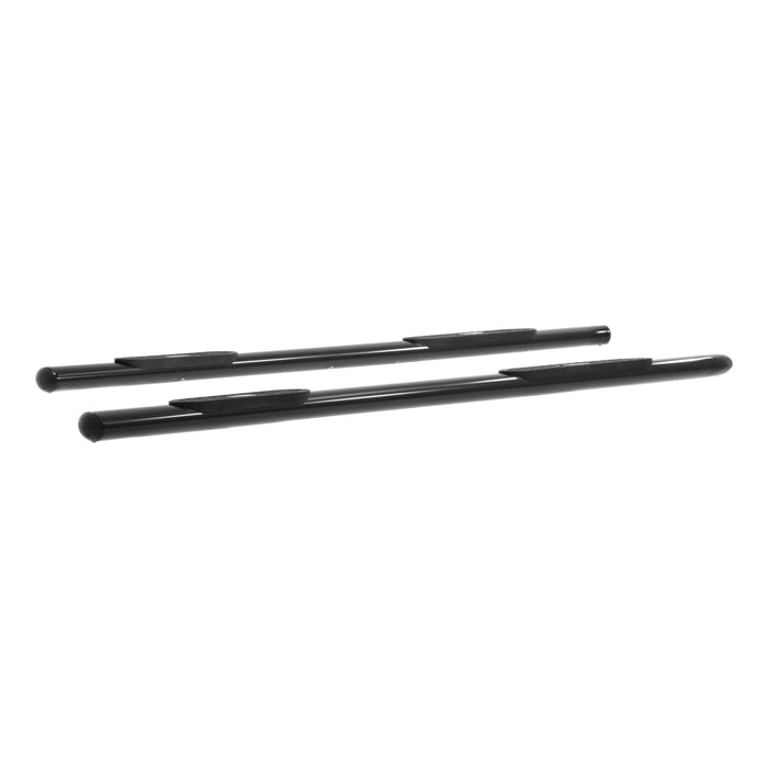 ARIES 364048 ARIES 364048 Oval Nerf Bars Wheel to Wheel (4 Inch Black Powder-Coated Steel) - Truck Part Superstore