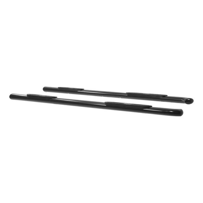 ARIES 364048 ARIES 364048 Oval Nerf Bars Wheel to Wheel (4 Inch Black Powder-Coated Steel) - Truck Part Superstore