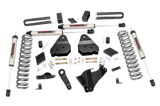 Rough Country 53070 4.5 Inch Suspension Lift Kit No Rear Overload Springs w/V2 Shocks 11-14 F-250 4WD Rough Country - Truck Part Superstore