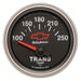 AutoMeter 3649-00406 GAUGE; TRANSMISSION TEMP; 2 1/16in.; 100-250deg.F; ELECTRIC; CHEVY RED BOWTIE; B - Truck Part Superstore