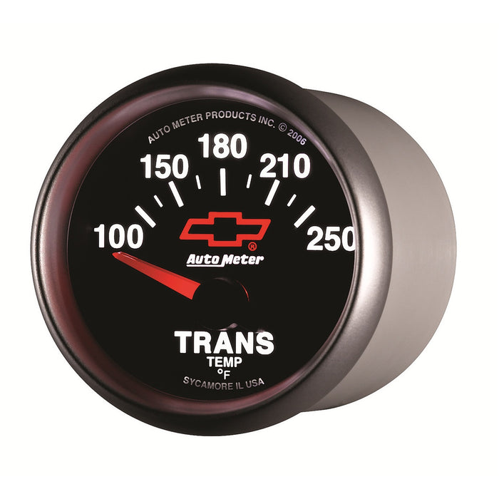 AutoMeter 3649-00406 GAUGE; TRANSMISSION TEMP; 2 1/16in.; 100-250deg.F; ELECTRIC; CHEVY RED BOWTIE; B - Truck Part Superstore
