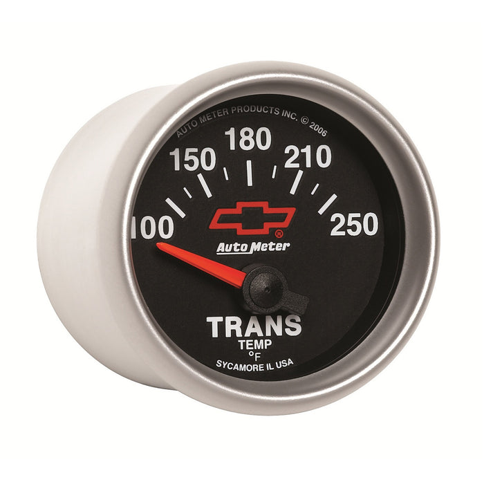 AutoMeter 3649-00406 GAUGE; TRANSMISSION TEMP; 2 1/16in.; 100-250deg.F; ELECTRIC; CHEVY RED BOWTIE; B - Truck Part Superstore