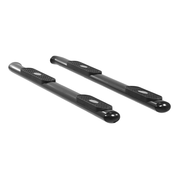 ARIES 365031 ARIES 365031 Oval Nerf Bars Wheel to Wheel (4 Inch Black Powder-Coated Steel) - Truck Part Superstore