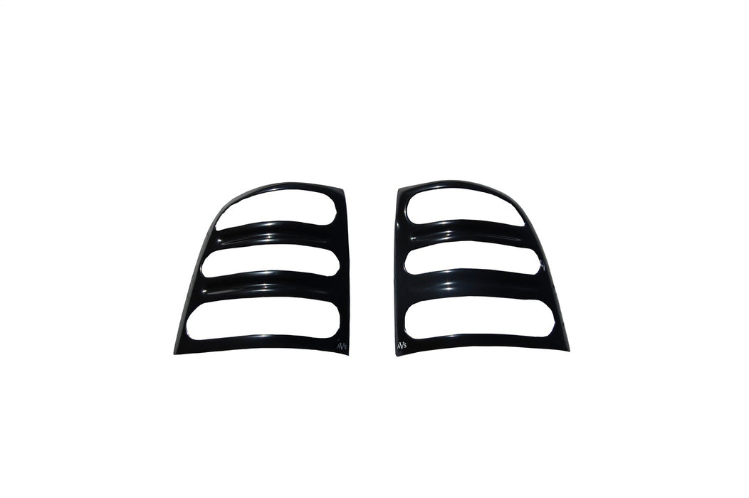 Auto Ventshade (AVS) 36529 Slots™ Taillight Covers; 2 pc.; Black/Primed; Horizontal Slot; - Truck Part Superstore