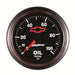 AutoMeter 3653-00406 GAUGE; OIL PRESSURE; 2 1/16in.; 100PSI; DIGITAL STEPPER MOTOR; CHEVY RED BOWTIE; - Truck Part Superstore