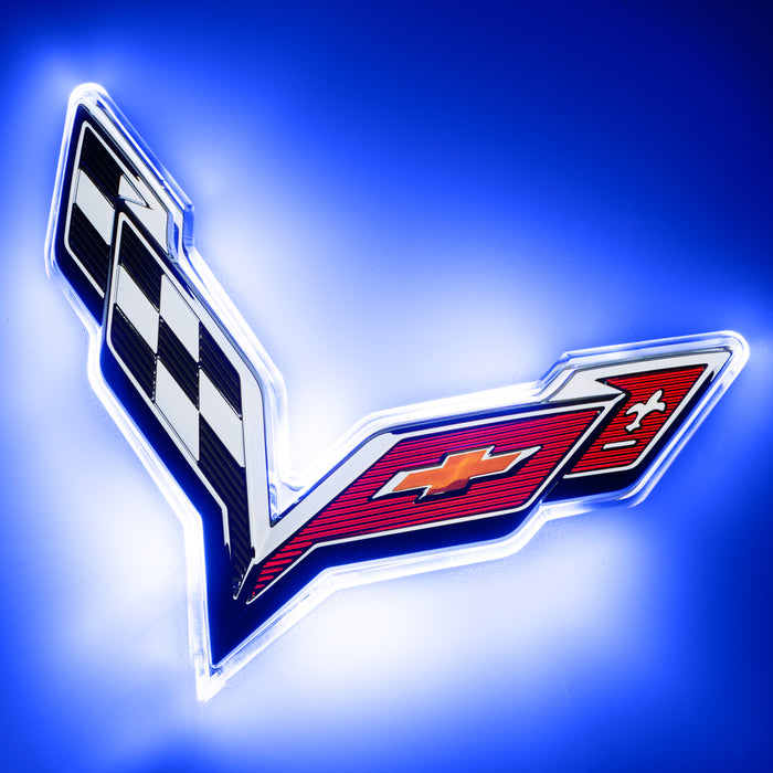 Oracle Lighting 3655-002 Blue Rear Illuminated Emblem, Dual Intensity - Truck Part Superstore