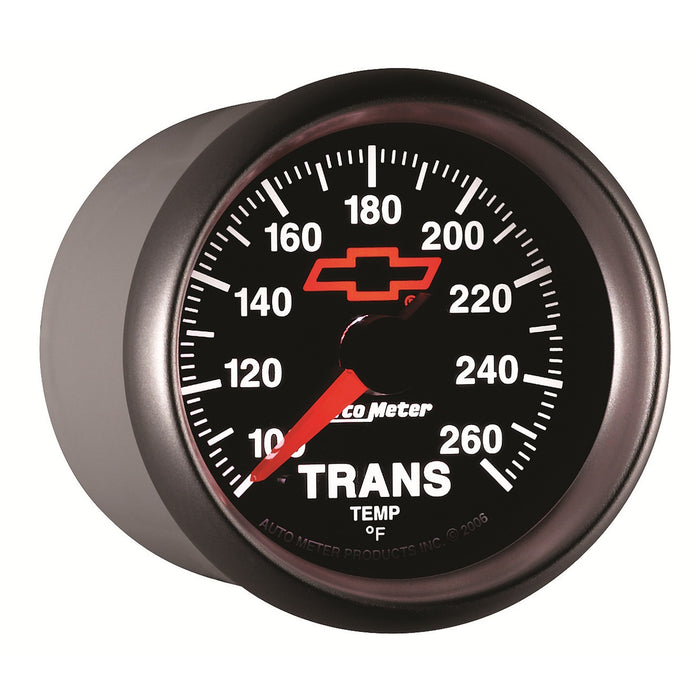 AutoMeter 3657-00406 GAUGE; TRANS. TEMP; 2 1/16in.; 100-260deg.F; DIGITAL STEPPER MOTOR; CHEVY RED BO - Truck Part Superstore