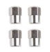 Mr Gasket 3663 Hex Chrome Valve Stem Caps; 4 pc.; - Truck Part Superstore