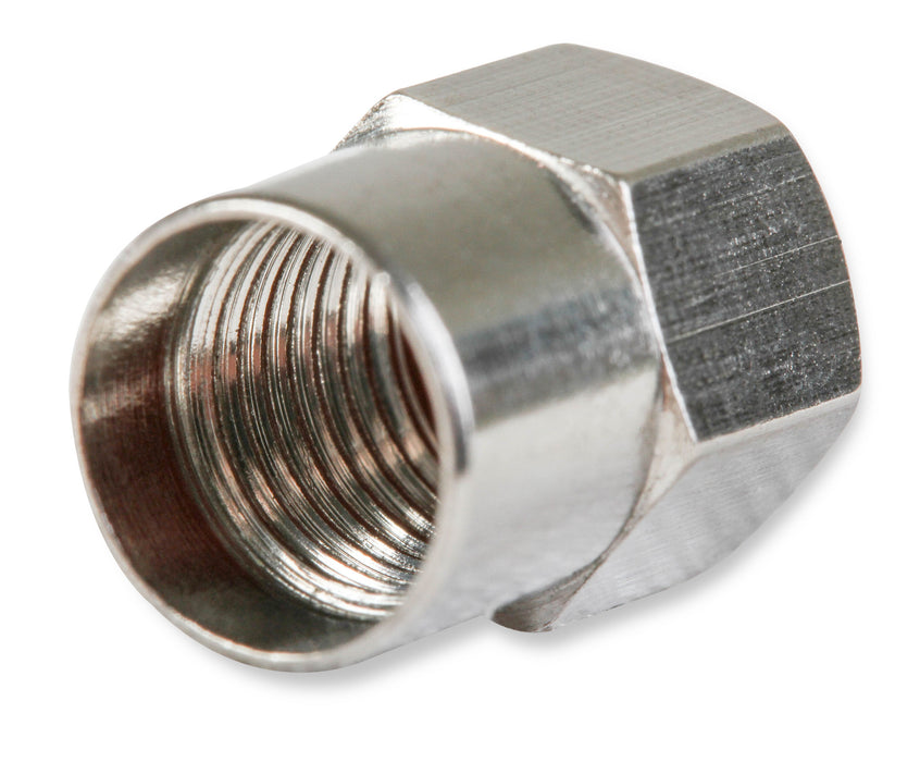 Mr Gasket 3663 Hex Chrome Valve Stem Caps; 4 pc.; - Truck Part Superstore