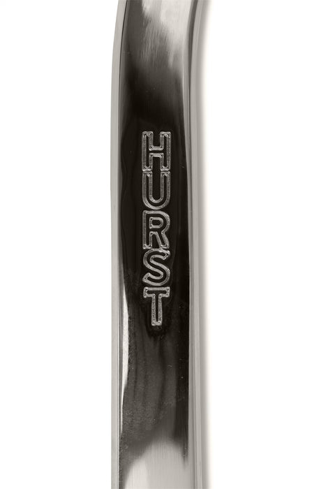 Hurst 3666809 Mastershift® 3-Speed Manual Shifter; Chrome Plated Steel Stick; White Knob; - Truck Part Superstore