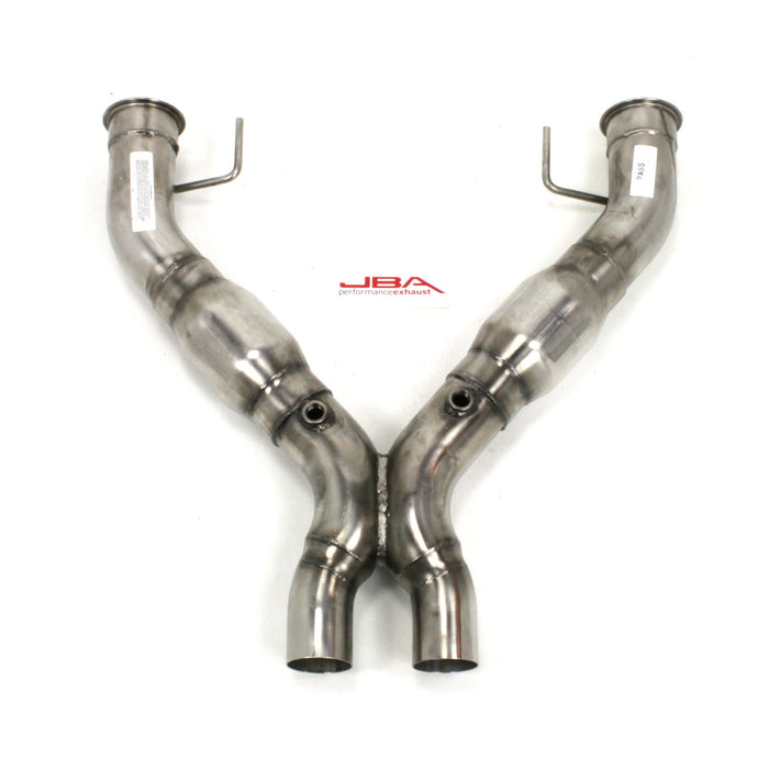 JBA Racing Headers 36695SXC 07-10 GT500 X-Pipe w/cats 304SS - Truck Part Superstore