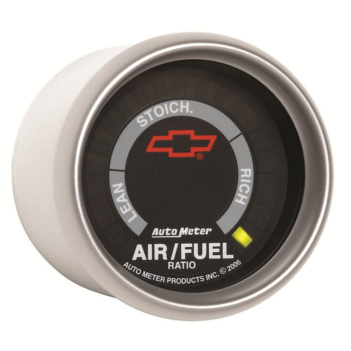 AutoMeter 3675-00406 GAUGE; AIR/FUEL RATIO-NARROWBAND; 2 1/16in.; LEAN-RICH; LED ARRAY; CHEVY RED BOW - Truck Part Superstore