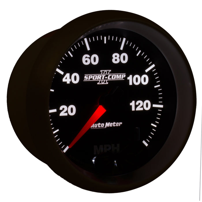 AutoMeter 3680 GAUGE; SPEEDOMETER; 3 3/8in.; 140MPH; GPS; SPORT-COMP II - Truck Part Superstore