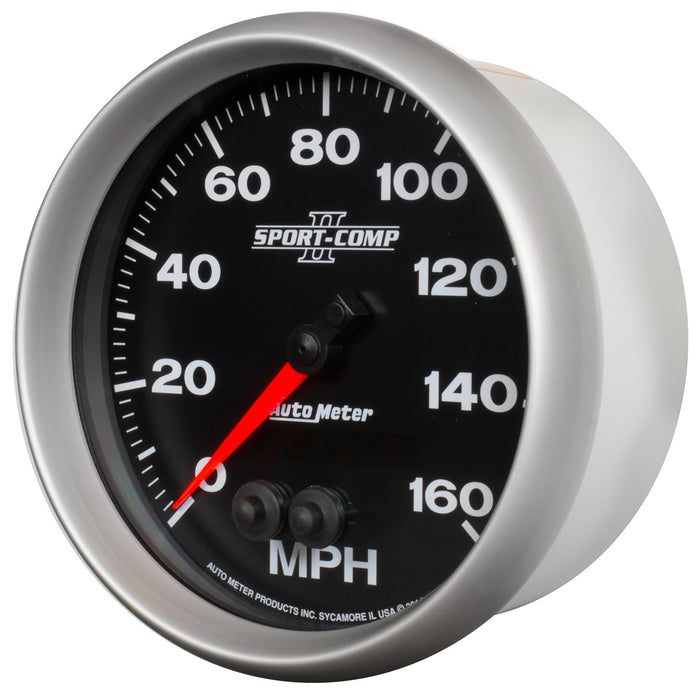 AutoMeter 3681 GAUGE; SPEEDOMETER; 5in.; 160MPH; GPS; SPORT-COMP II - Truck Part Superstore