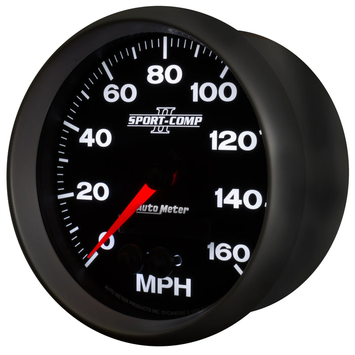 AutoMeter 3681 GAUGE; SPEEDOMETER; 5in.; 160MPH; GPS; SPORT-COMP II - Truck Part Superstore