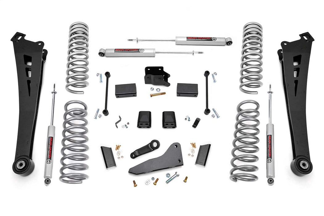 Rough Country 36830 5.0 Inch Dodge Suspension Lift Kit Dual Rate Coil Springs Radius Arms 14-18 Ram 2500 4WD Diesel Rough Country - Truck Part Superstore