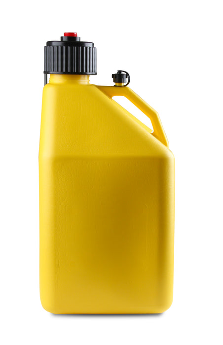 Mr Gasket 36951G Utility Jug; w/Filler Hose; 5 Gallon; Yellow; Plastic; - Truck Part Superstore