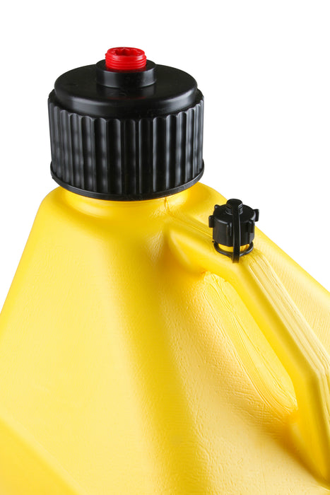 Mr Gasket 36951G Utility Jug; w/Filler Hose; 5 Gallon; Yellow; Plastic; - Truck Part Superstore