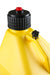Mr Gasket 36951G Utility Jug; w/Filler Hose; 5 Gallon; Yellow; Plastic; - Truck Part Superstore