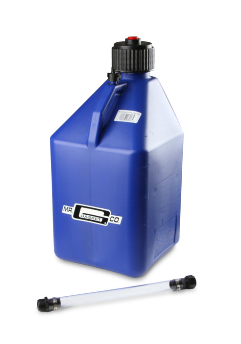 Mr Gasket 36952G Utility Jug; w/Filler Hose; 5 Gallon; Plastic; - Truck Part Superstore