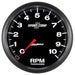 AutoMeter 3698 GAUGE; TACHOMETER; 5in.; 10K RPM; IN-DASH; SPORT-COMP II - Truck Part Superstore