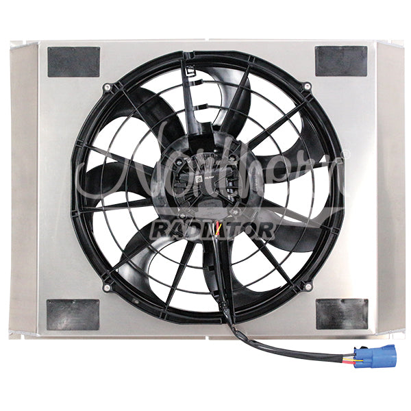 Northern Radiator Z40133 Single 16 Inch Brushless Fan/Shroud Combo - Truck Part Superstore