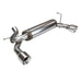 Kooks Custom Headers 37006100 2-1/2in. Axle-Back w/SS Tips. 2007-2018 Jeep Wrangler JK. - Truck Part Superstore