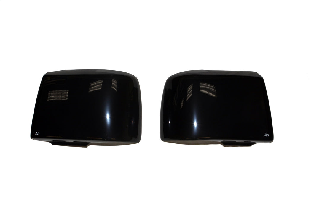 Auto Ventshade (AVS) 37043 Headlight Covers; Smoke; 2 pc.; - Truck Part Superstore